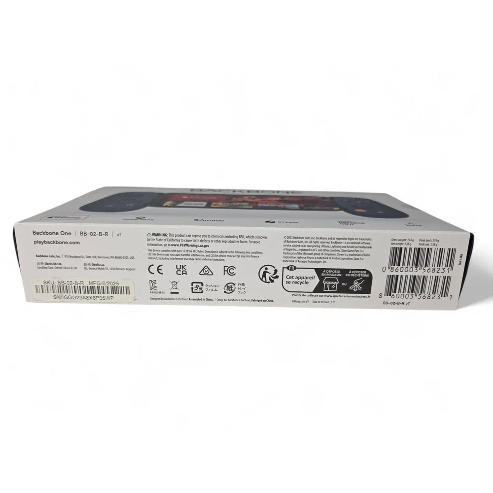 Backbone One‎ Mobile Gaming Controller iPhone Lightning Black BB02BR SEALED NEW